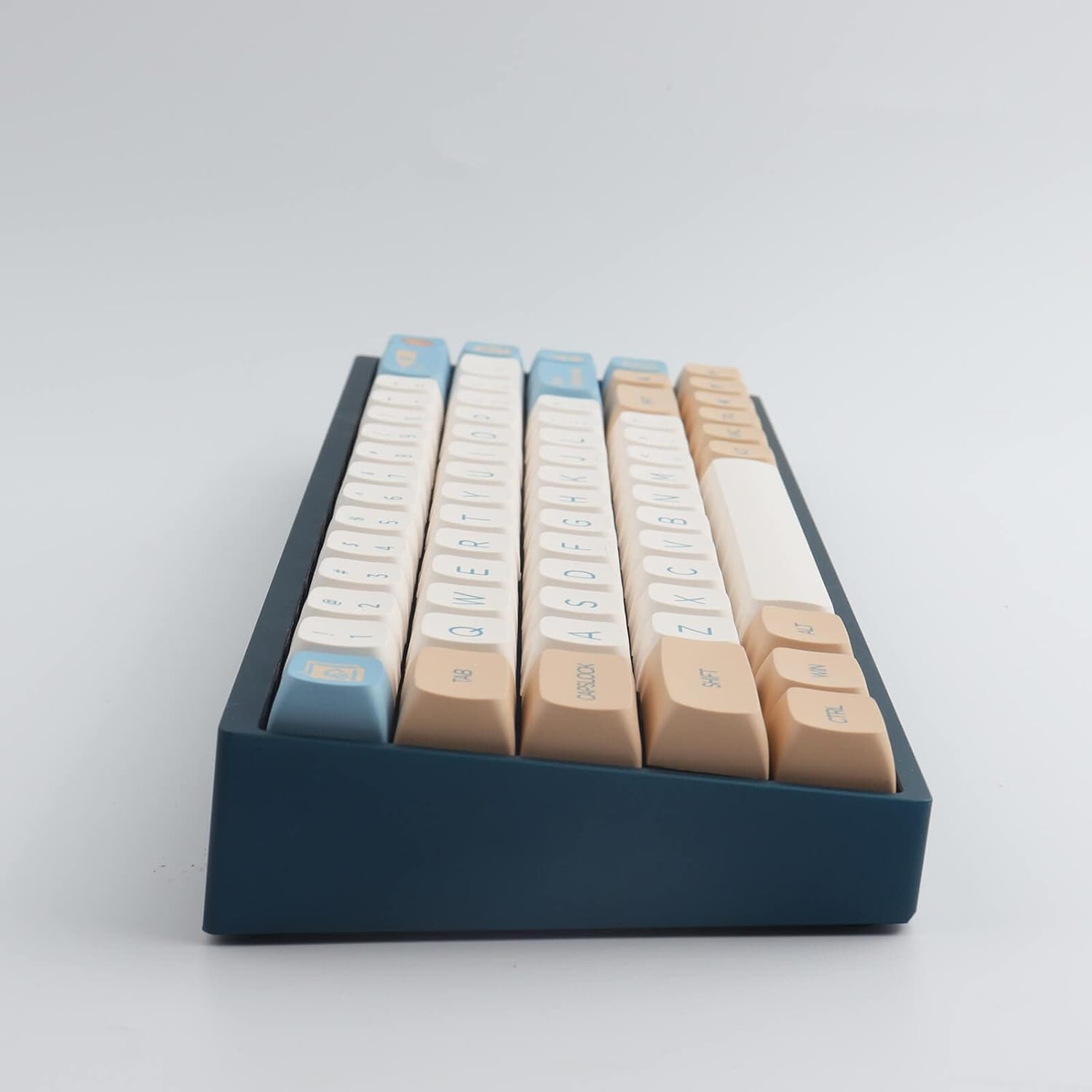 Hyekit PBT Keycaps 138 Keys Soy Milk Keycaps Dye-Sublimation Cute Keycaps XDA Profile Custom Keycaps for Mac Windows PC Mechanical Keyboards