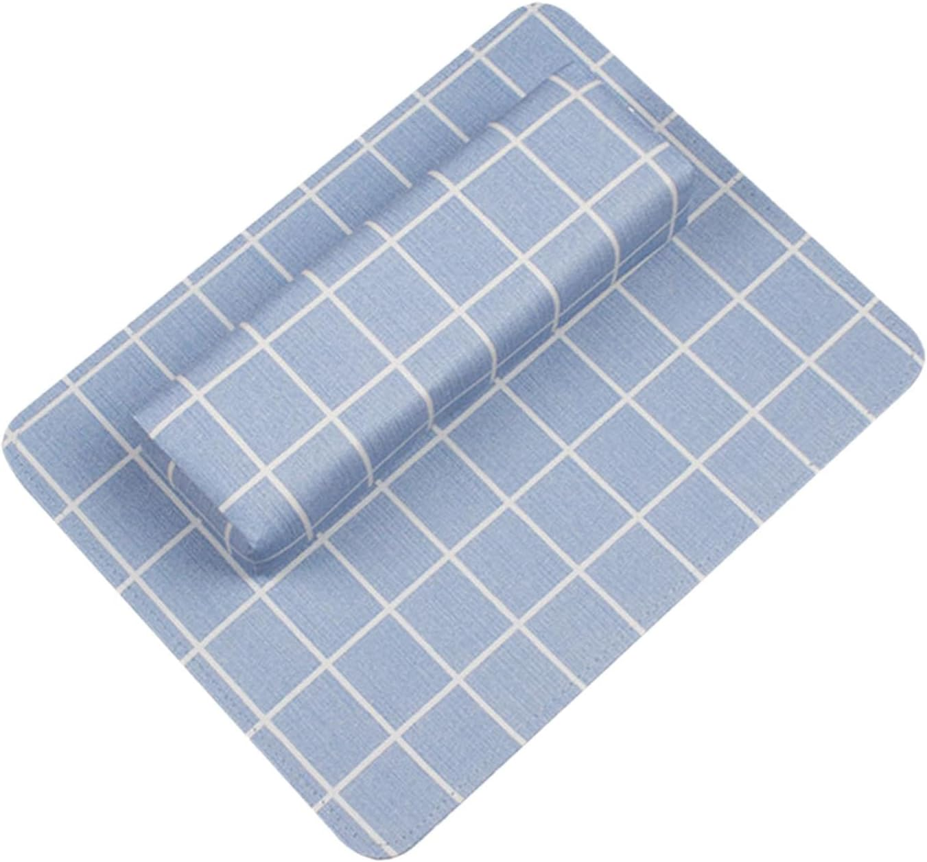 Eigell Manicure Hand Pillow Nail Arm Rest with Pad Nail Art Tool Nail Pillow for Home DIY, Blue - Pink image number 4