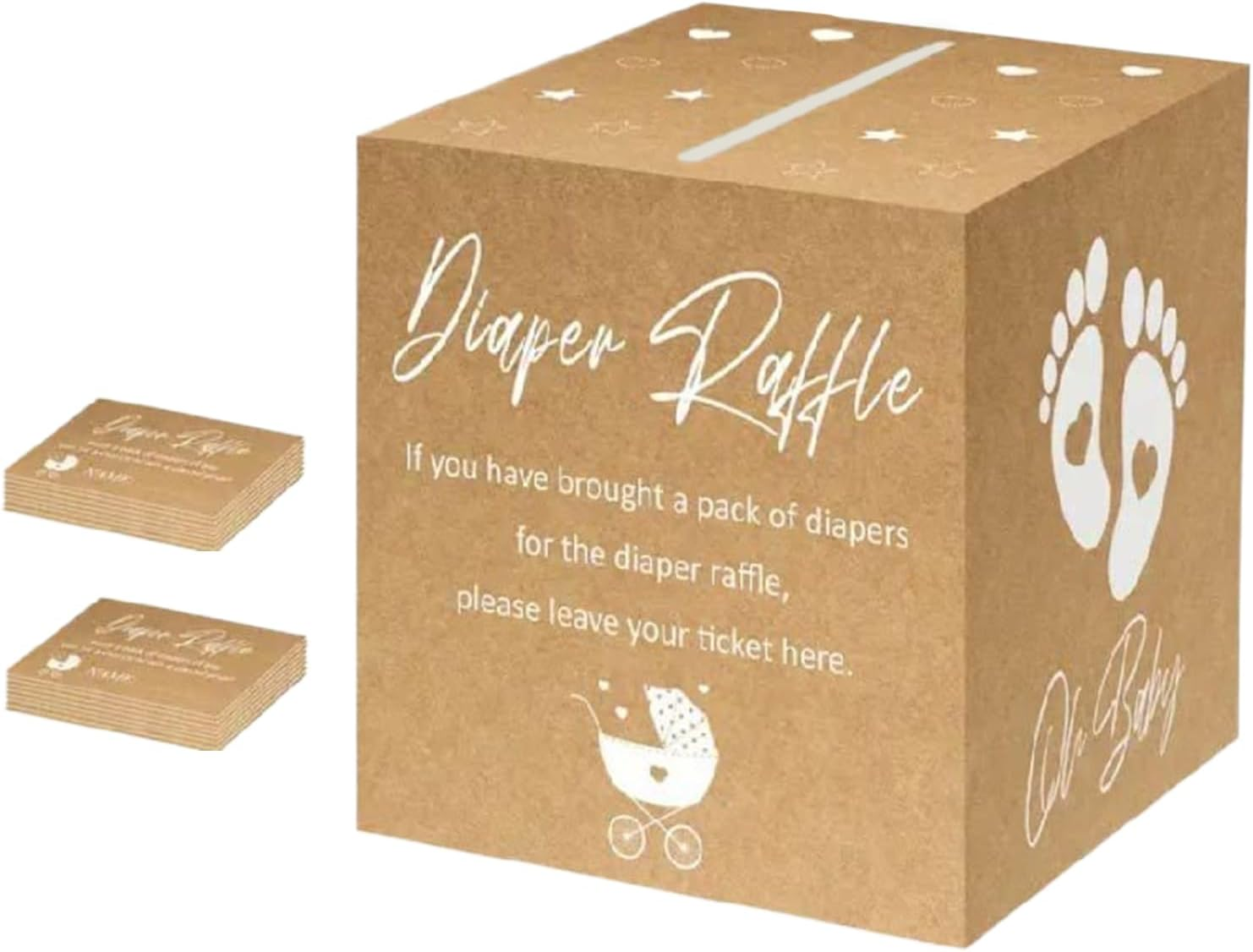 Large Package for Gender Reveal | Fun Baby Shower Activity, Baby Shower Decoration Keepsake for Pregnancy Announcement Event Home Party Birthday Family Gathering