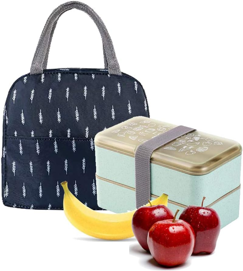 Insulated Lunch Bag Tote Bag for Women Wide Open Insulated Cooler Bag Water-Resistant Thermal Leak-Proof Lunch Organizer for Men Girls Children Outdoor Picnic Work (Plume) image number 3