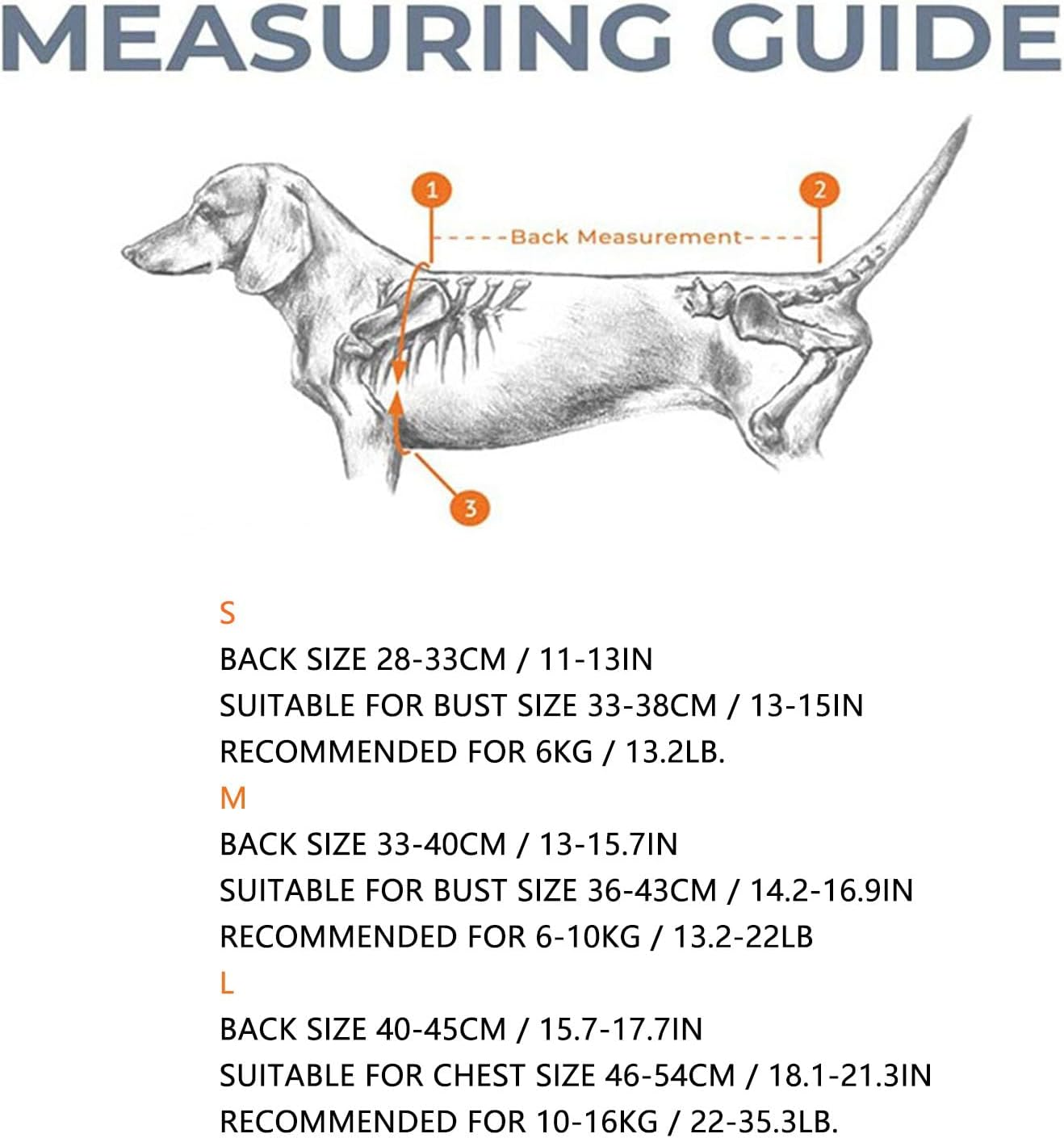 Dog Back Brace, Pet Back Support Vest Back Bracer for Dachshunds, Corgis Et Al Other Dogs IVDD Arthritis, Herniated Disc, Spinal Recovery (S Size) image number 1