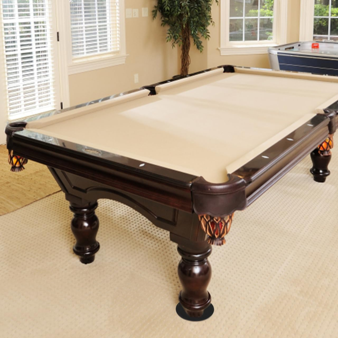 10Pcs Billiards Accessories - Table Leg Pads & Levelers - Eva Pool Table Feet Protectors image number 3