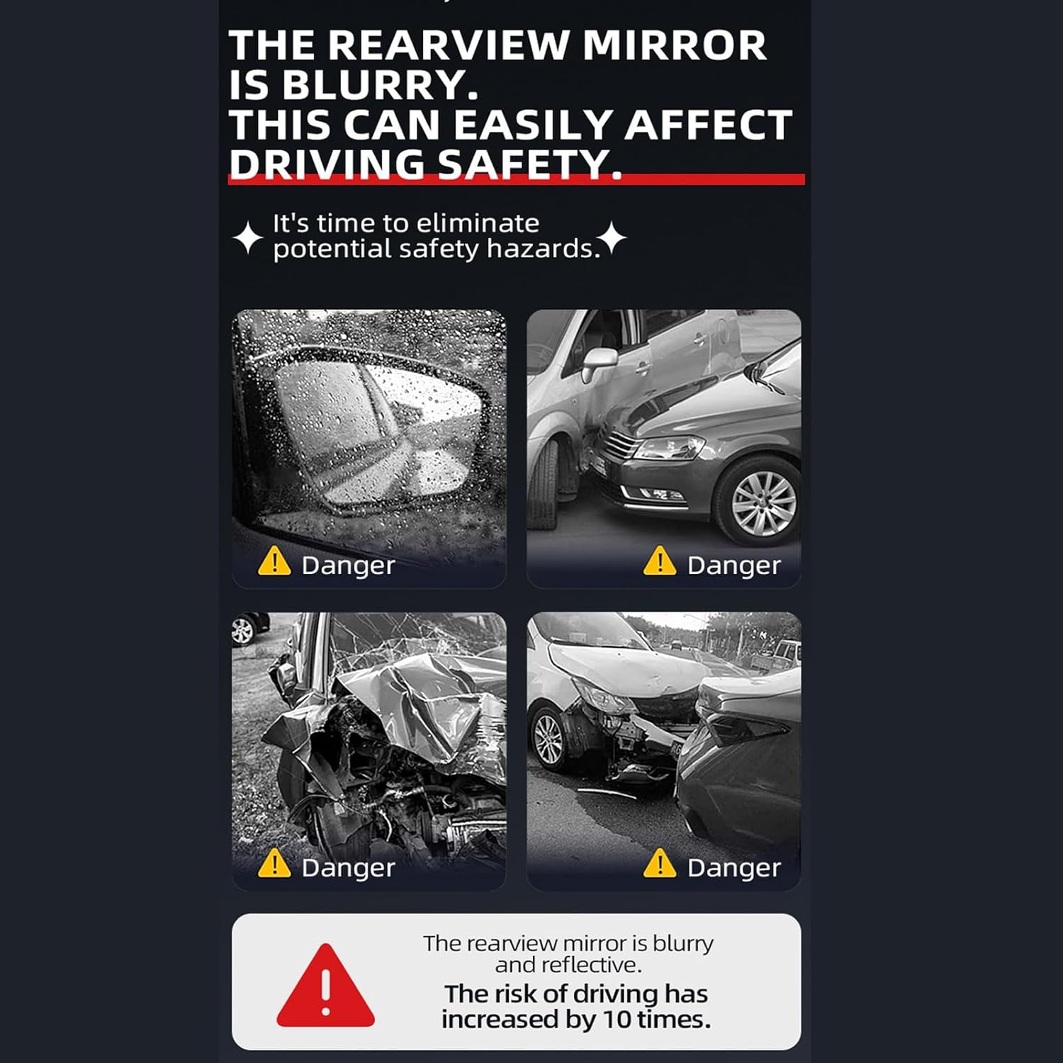 Lisutupode Hydrophobic Window Coating | Water Prevention Defogging for Window Mirrors | Automotive Exterior Maintenance Care Defogging Agent with Applicator for Truck RV Sedan Auto Vehicle image number 1