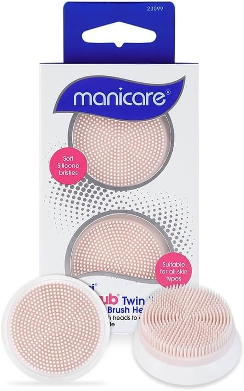 Manicare Sonic Mini Sensiscrub Replacement Brush Heads Twin Pack