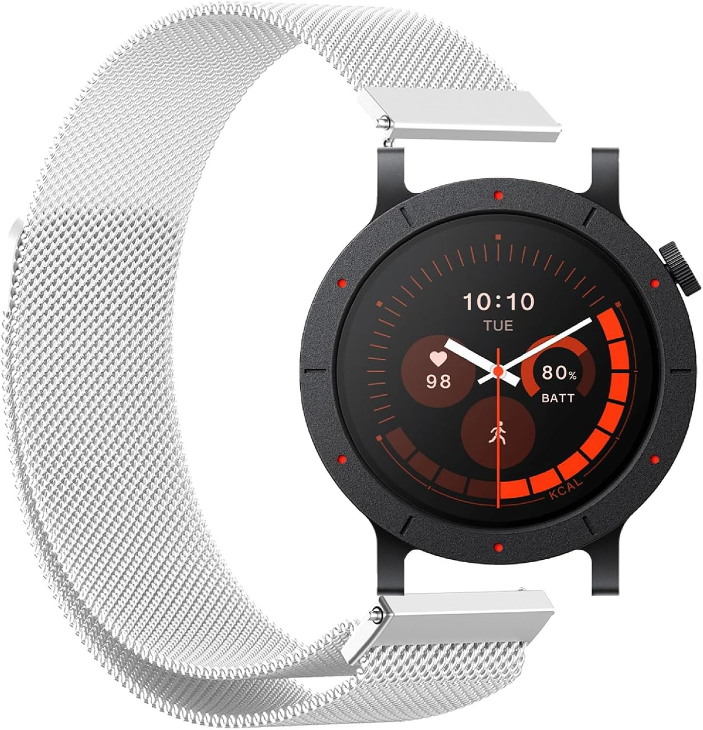 GIOPUEY Magnetic Bracelet Compatible with Nothing CMF Watch 3 Pro, Braided Stainless Steel Strap, Wear-Resistant, Magnetic, Replacement Strap