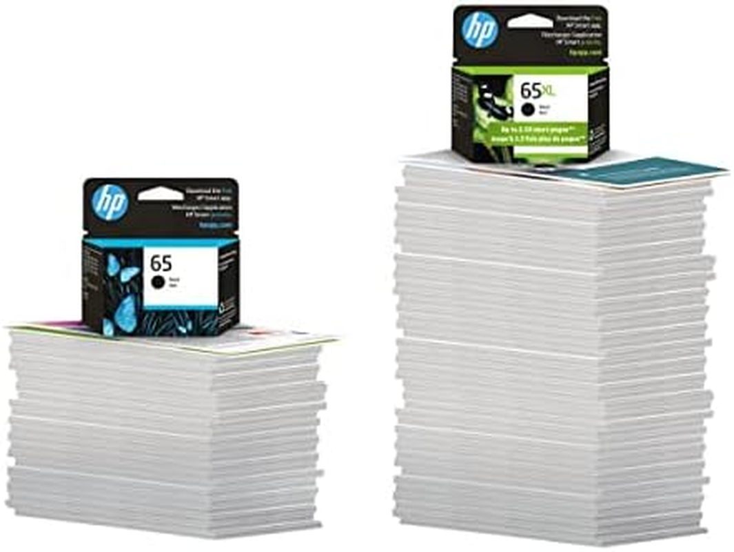 HP 65 | 2 Ink Cartridges | Works with HP Deskjet 2600 Series, 3700 Series, HP Envy 5000 Series, HP AMP 100, 120, 125, 130 | Tri-Color | 6ZA56AN image number 6