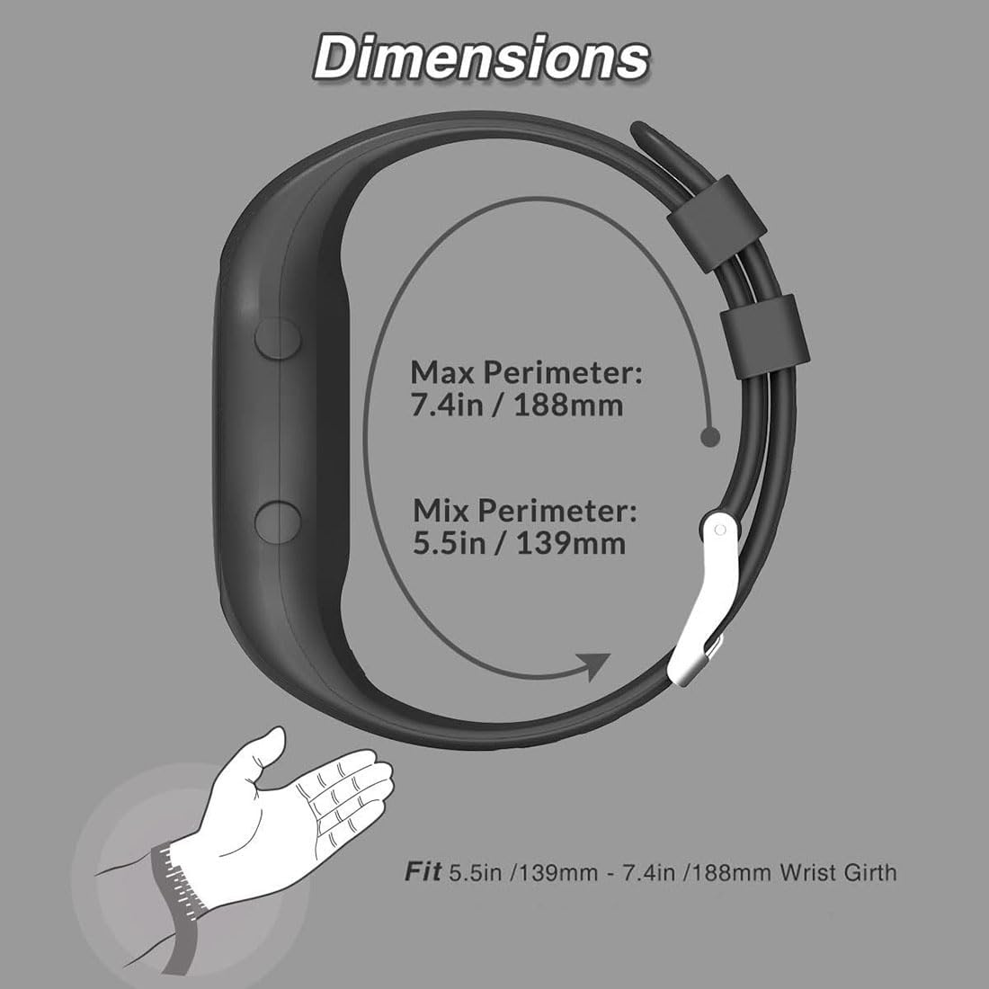 E-Vibra Potty Training Watch - Water Resistant Silent Vibrating Watch - Rechargeable Medical Reminder Watch - with Alarm and Lock Screen