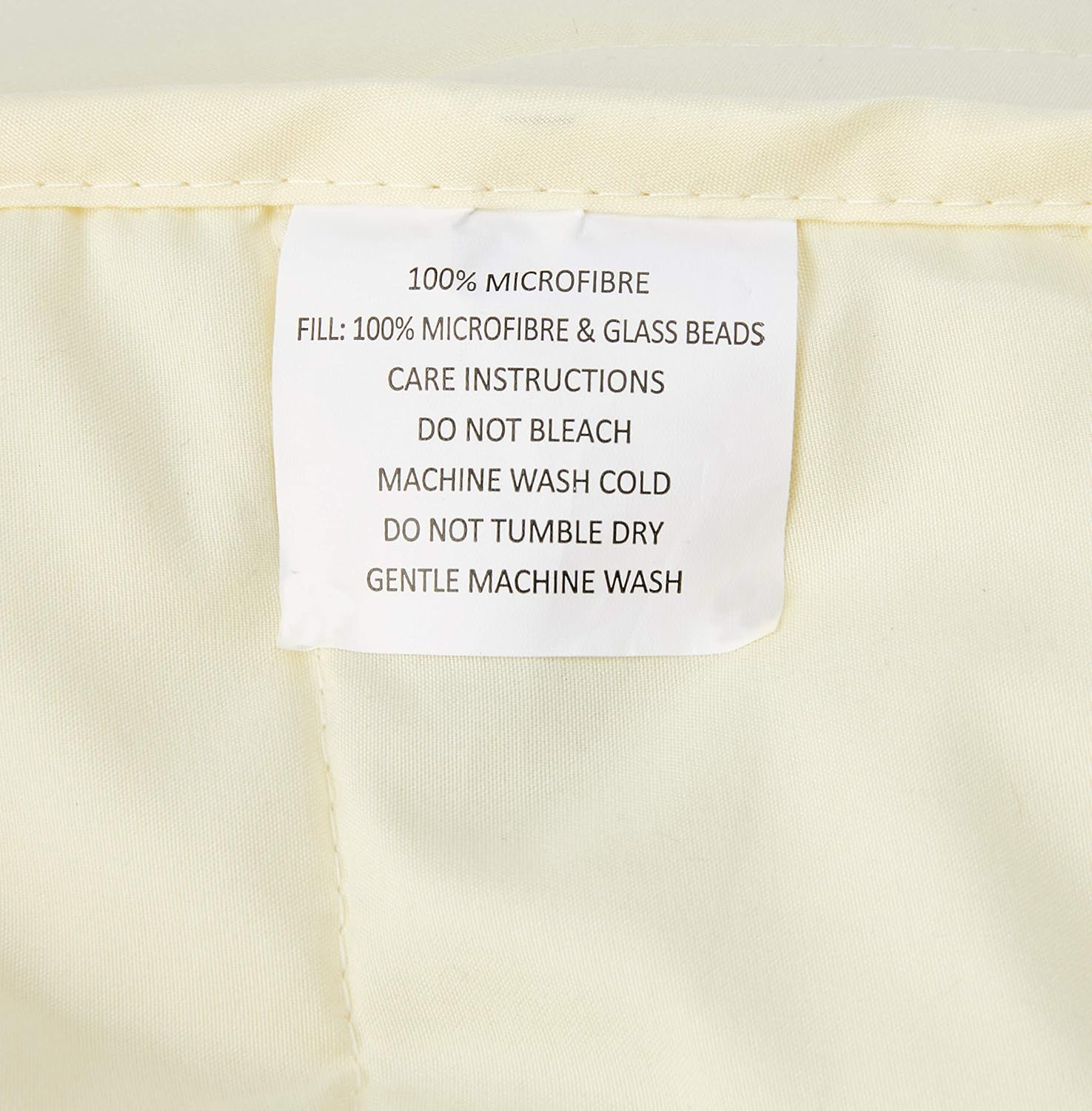 LUXOR Microfibre Weighted Blanket, Machine Washable Winter Blankets for Adults (3.2KG (104X152Cm), Cream) image number 2