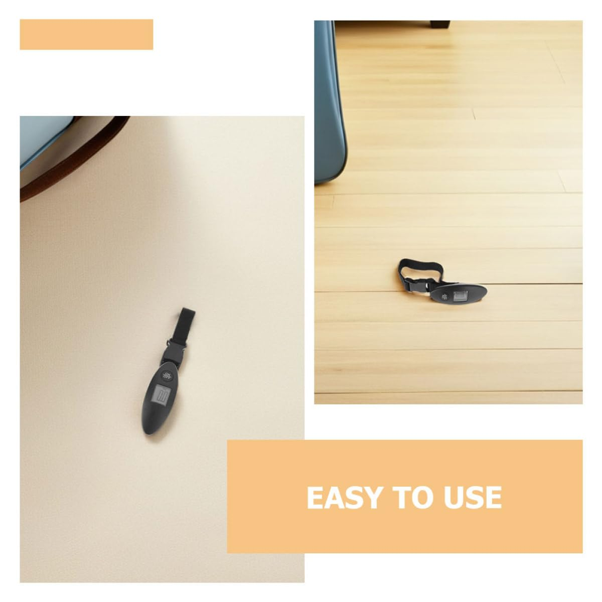 GALPADA 2Pcs Electronic Luggage Scale Capacity Portable Digital Suitcase Scale for Travel Measuring Weight Luggage Baggage Weighing at Airport image number 5