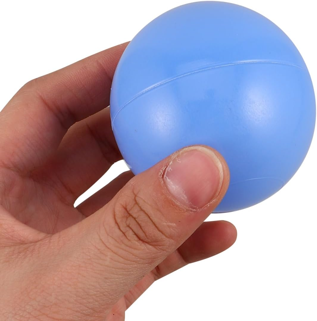 Totority 100Pcs 5 * 5 * 5Cm Toddler Crush Proof Plastic Balls Star Shaped Ocean Balls for Kids Water Play Party