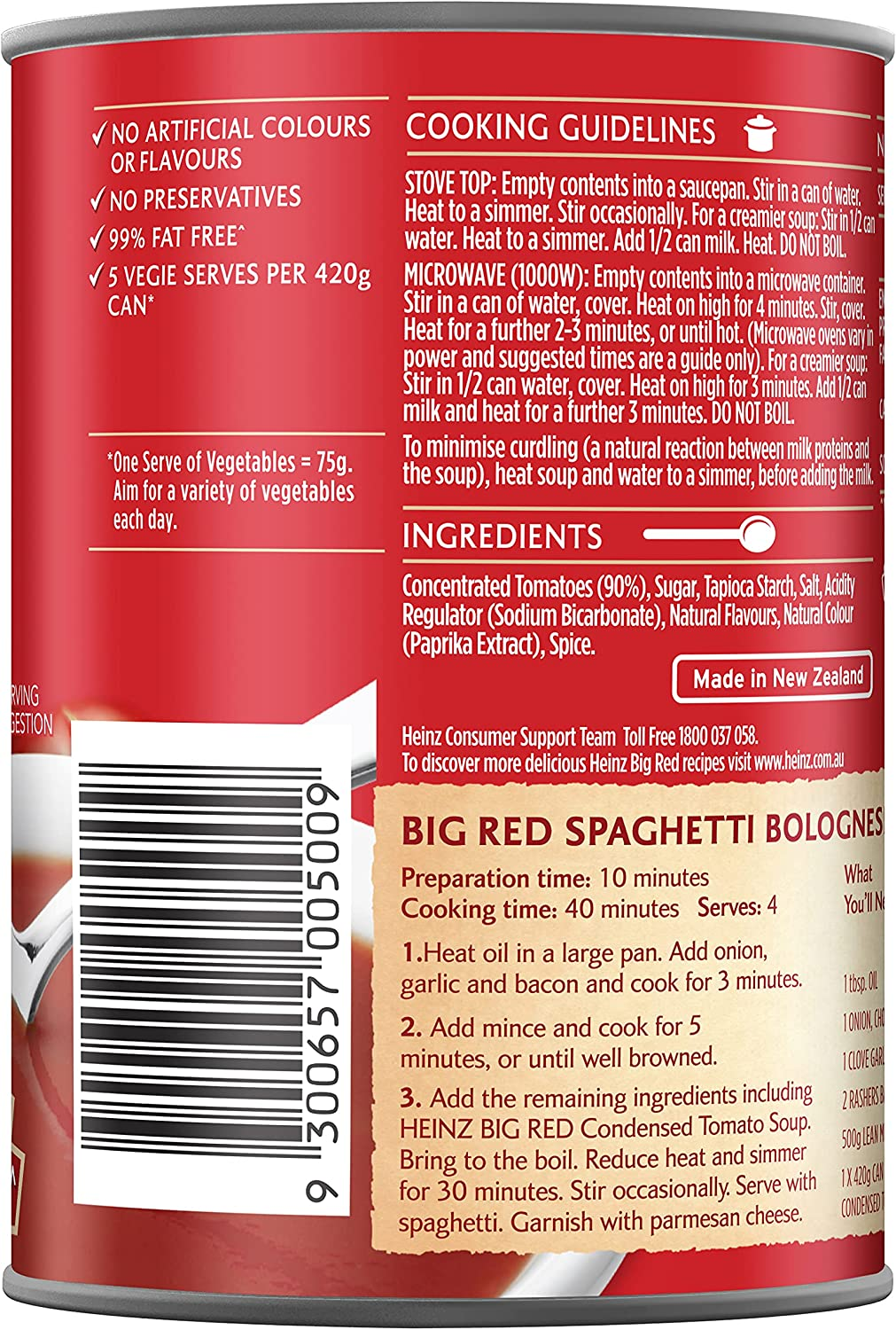 Heinz Big Red Tomato Soup, 420 G image number 2
