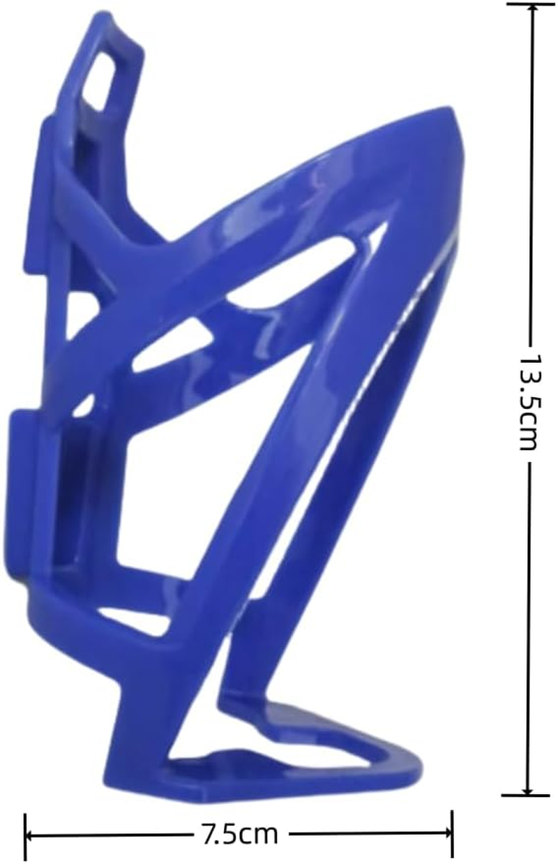 GYWHOOFT 2 Pcs Sports Bike Water Bottle Cage,Bike Water Bottle Holder,Cycling Bottle Cage Ultralight Plastic Durable Cup Holder for Road MTB Bicycle(Blue) image number 1