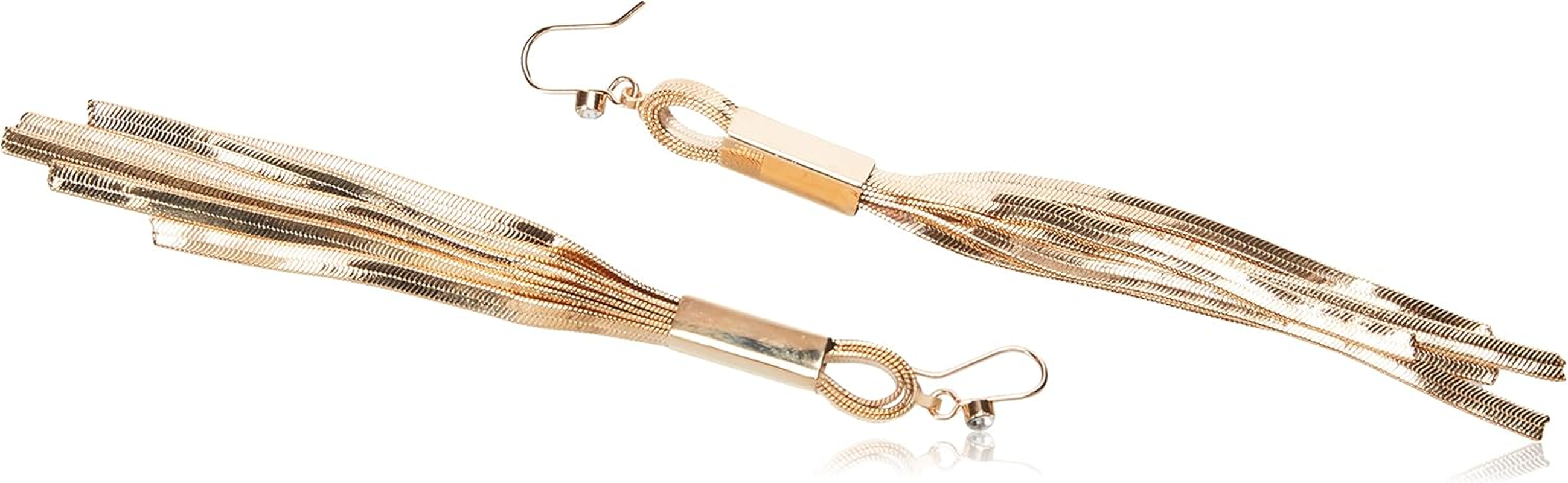 GUESS Womens Flat Chain Linear Earring