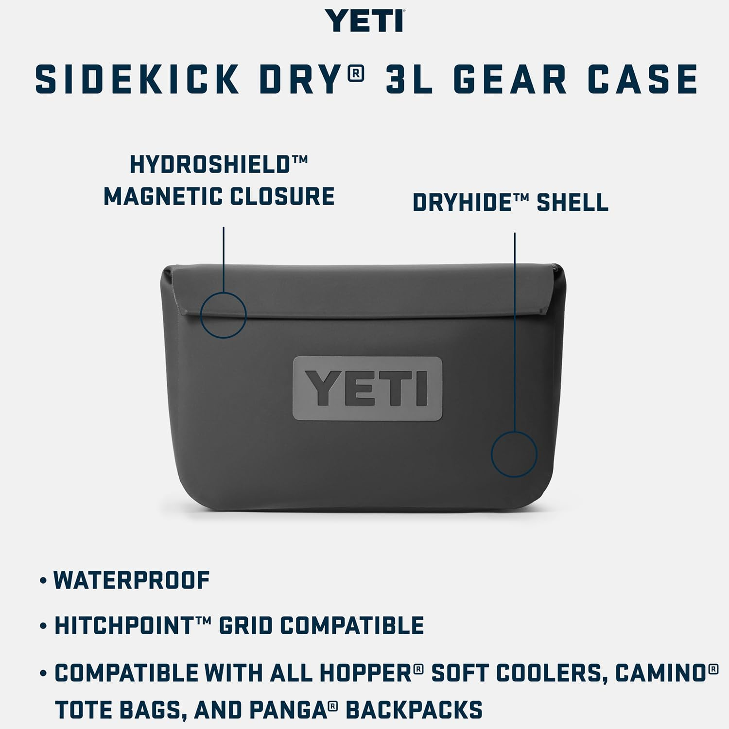 YETI Sidekick Dry 3L Gear Case, Big Sky Blue image number 1
