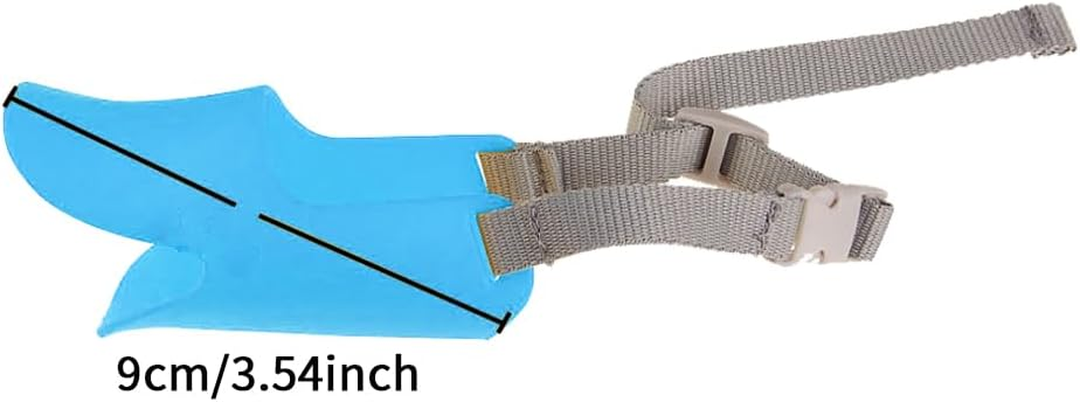 Saycker Practical Duck Bill Shape Muzzle Quick Release Stop Dog Barking TPR S/M/L image number 2