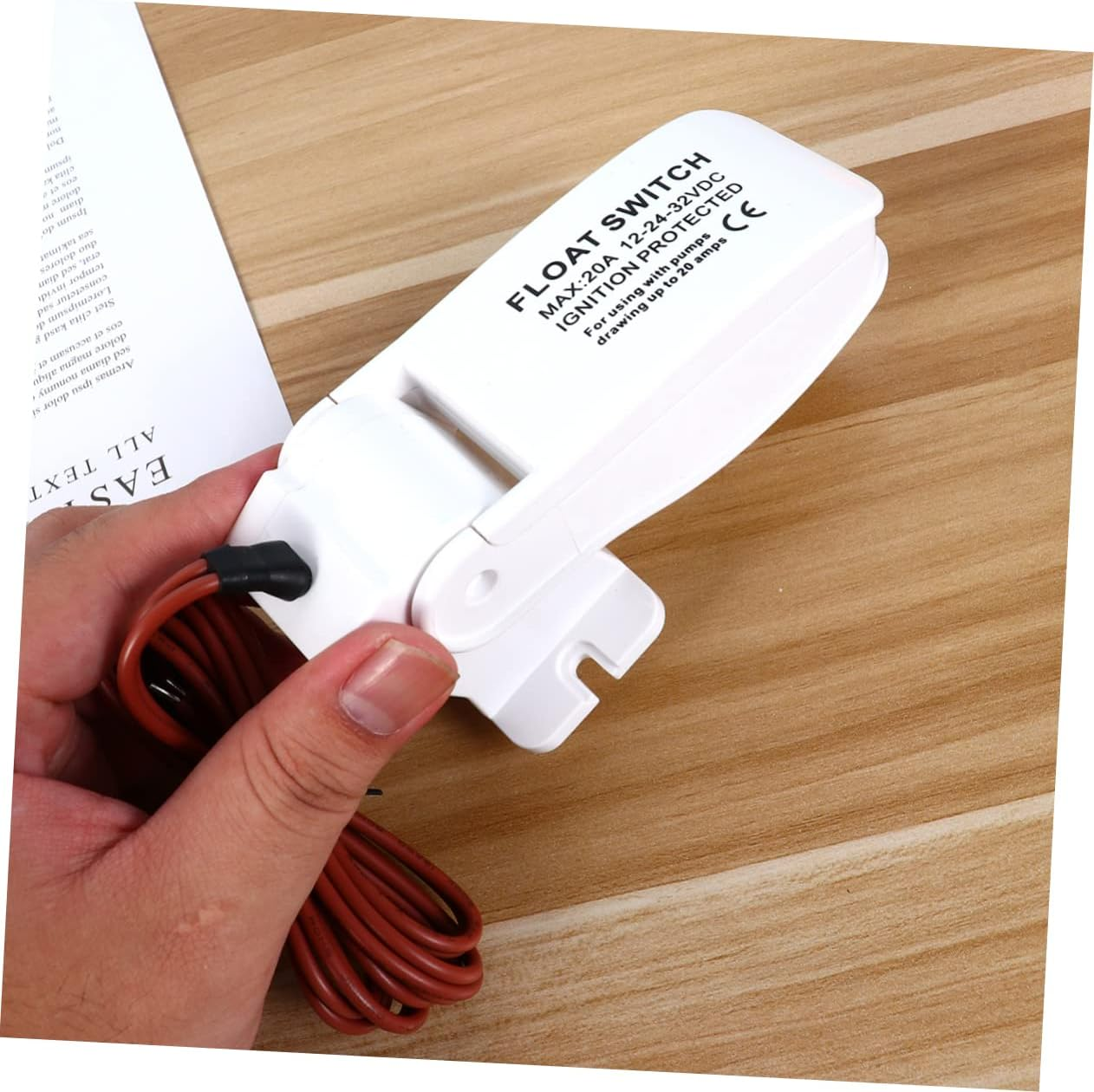 KOMBIUDA Automatic Bilge Pump Float Water Level Controller 12V Submersible Electric Pump Built-In Float Switch for Boats Caravans and Pools image number 1