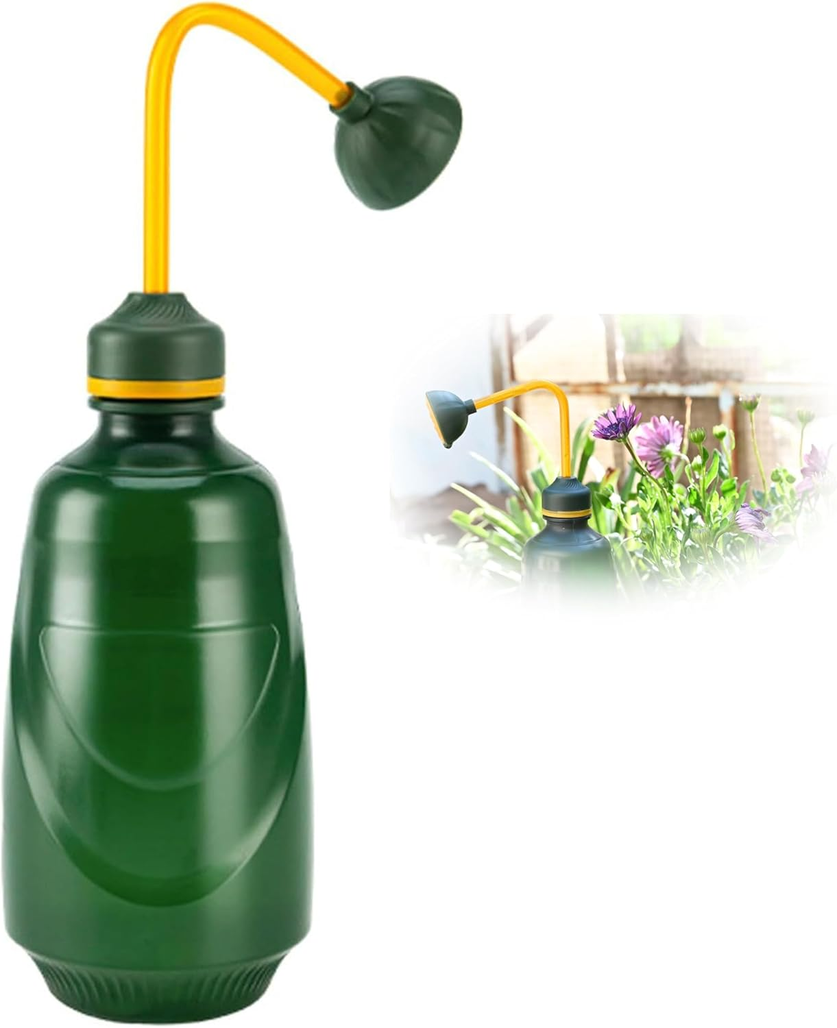 Watering Can for Seedlings,Watering Can,Squeeze Bottles Succulent Watering Bottle 450Ml Water Squirt Irrigation Bottle Squeeze Sprinkling Can Plastic Wash Plant (Green)
