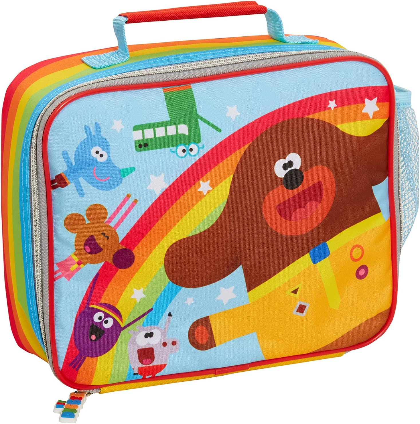 Hey Duggee Lunch Bag for Kids Squirrel Club Rainbow Lunch Box School Travel Insulated Lunchbag with Drinks Holder image number 6