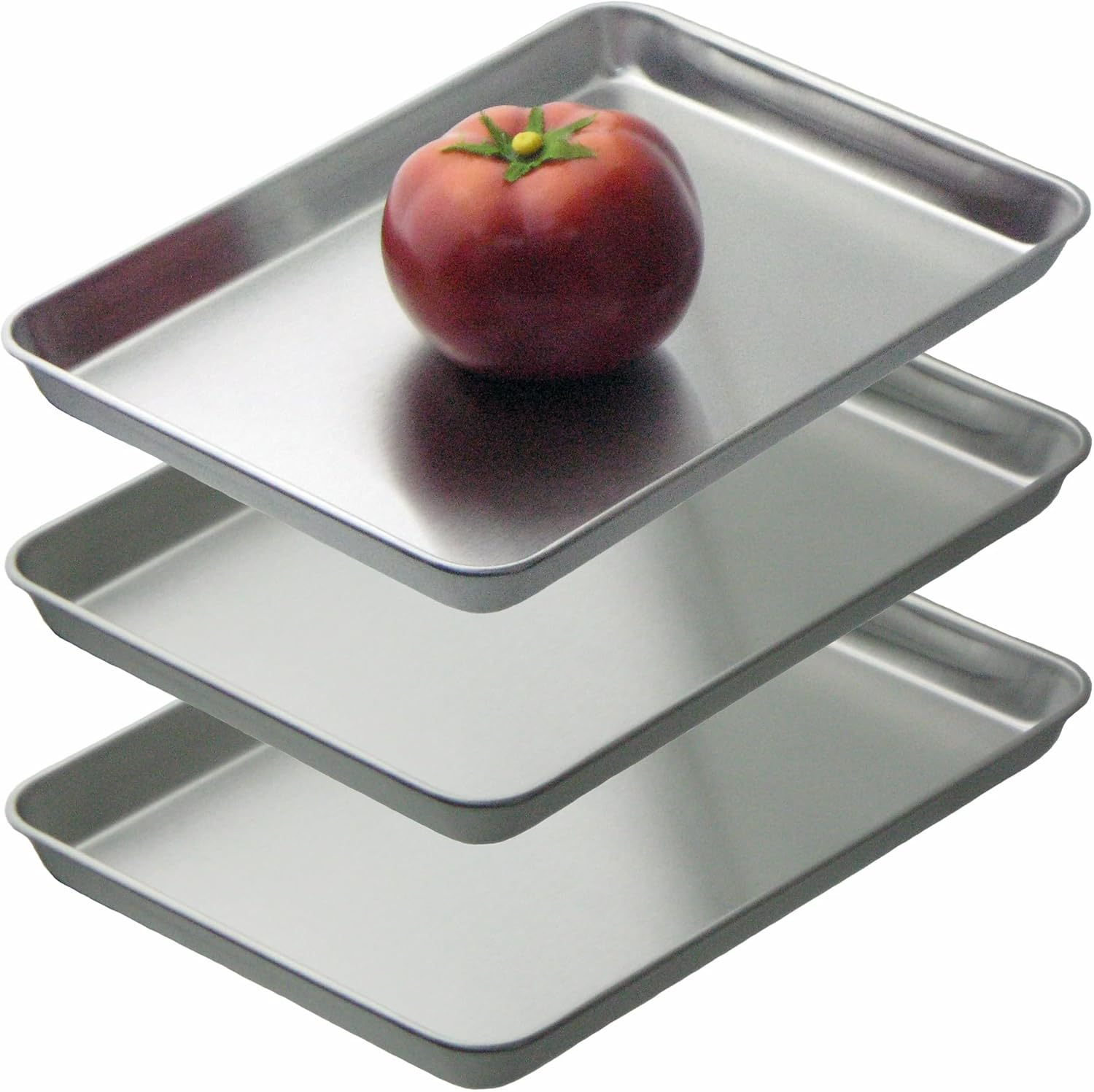 Nagao Bat Cooking Prep Tray, Large, Set of 3, 9.6 X 6.9 Inches (24.5 X 17.6 Cm), Shallow Type, Dishwasher Safe, Stainless Steel, Tsubamesanjo, Made in Japan, Frying, Tempura, Kitchen, Cooking Bat, image number 6