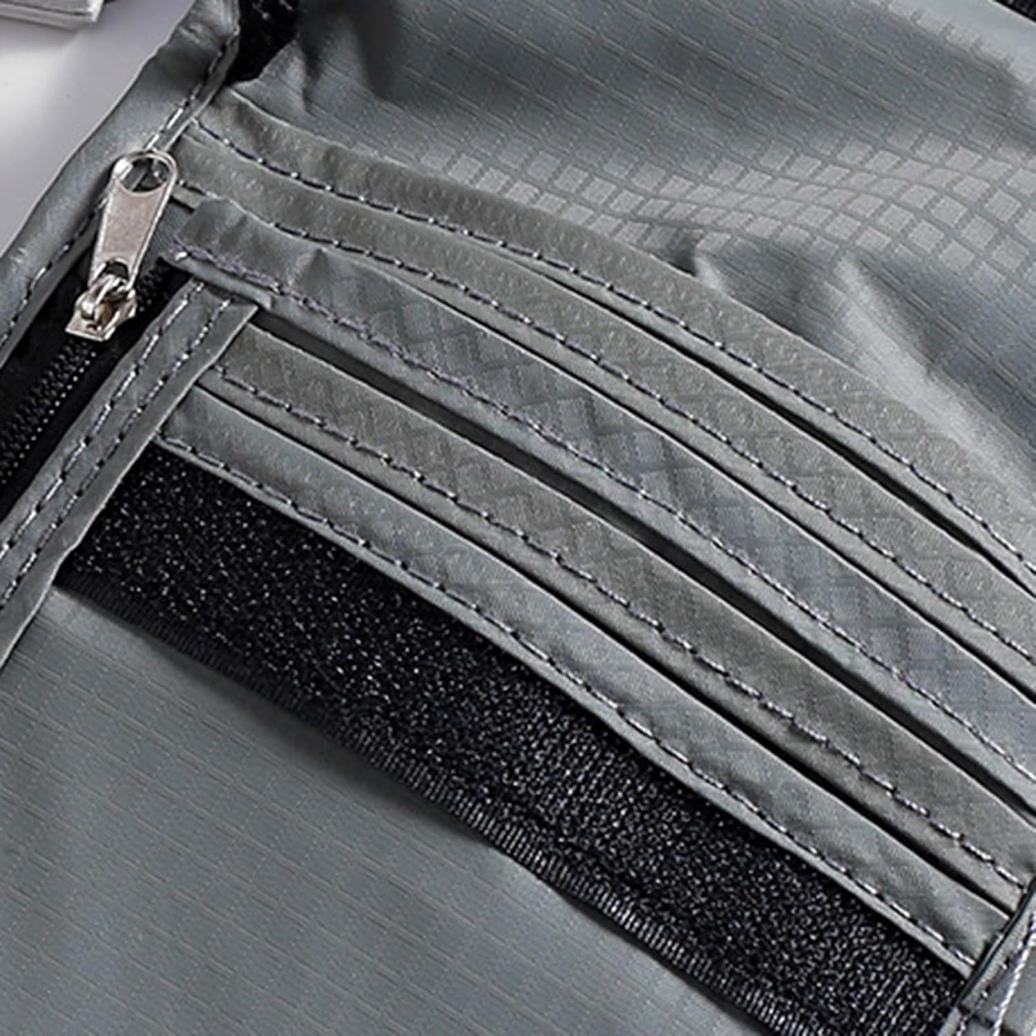 Sag Blocking Blocking R F I D, Nylon Storage Storage Bag R F I D Waterproof ID Bagure Brush Anti-Theft Bag Neck Thumb Magnetic Card Document Card