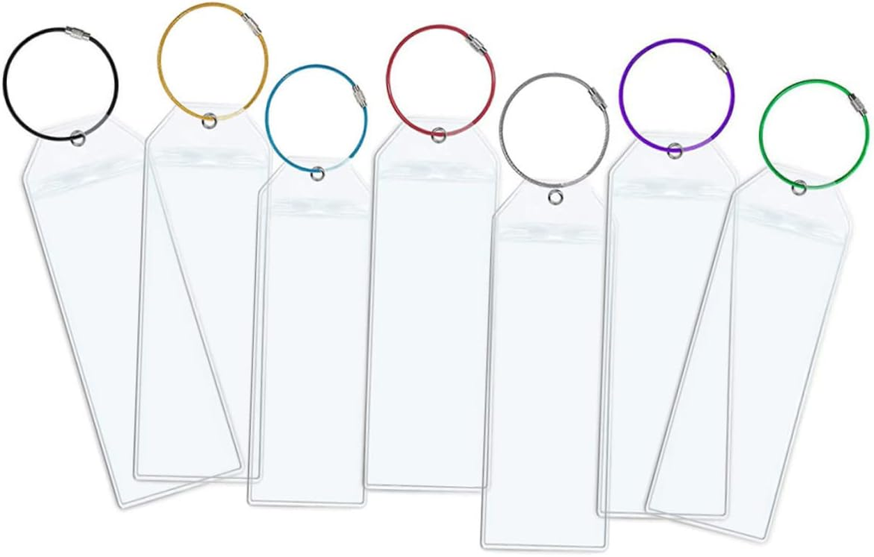 Parliky 7Pcs Cute Luggage Tags for Travel Baggage Tags Suitcase Id Airport Luggage image number 3