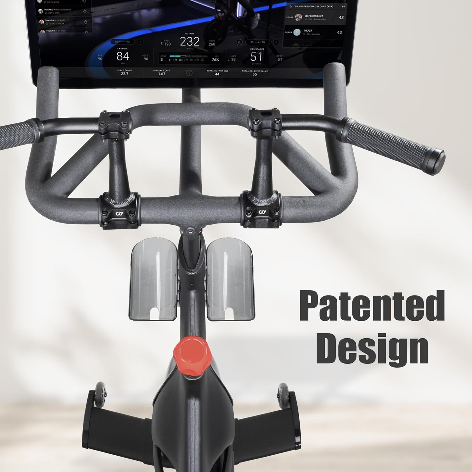 Cyclingdeal 1 Pair of Handlebar Extenders for Indoor Exercise Bike - Great Extension Accessory for Peloton - Compatible with Bicycle Handlebar Grips image number 1