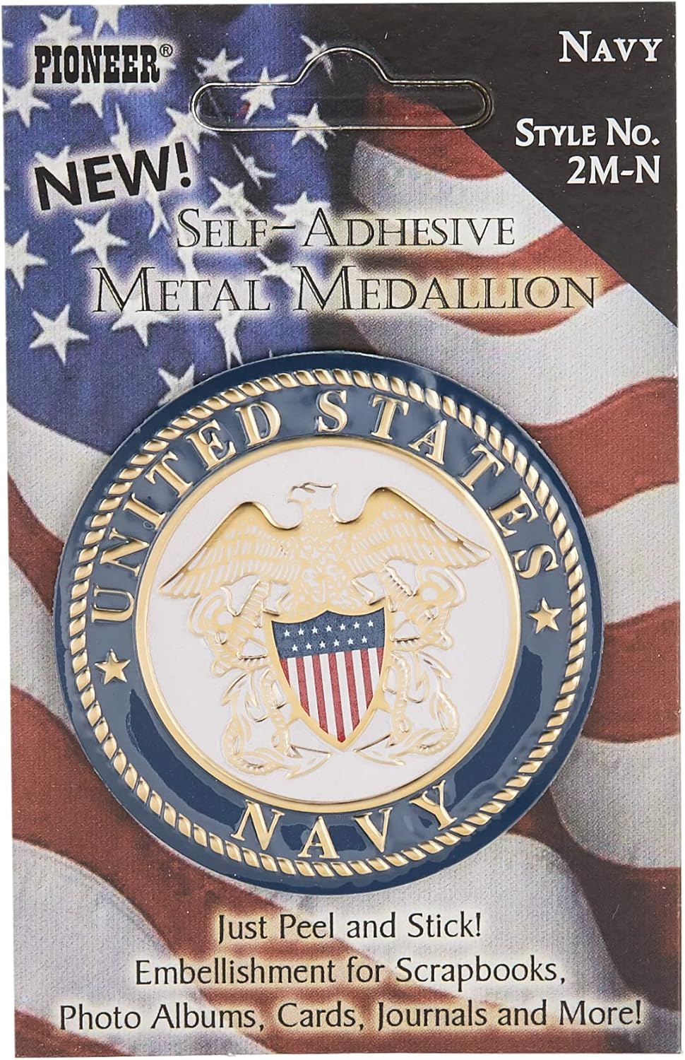 Military Embossed Metal Medallion, Marine Corp image number 3