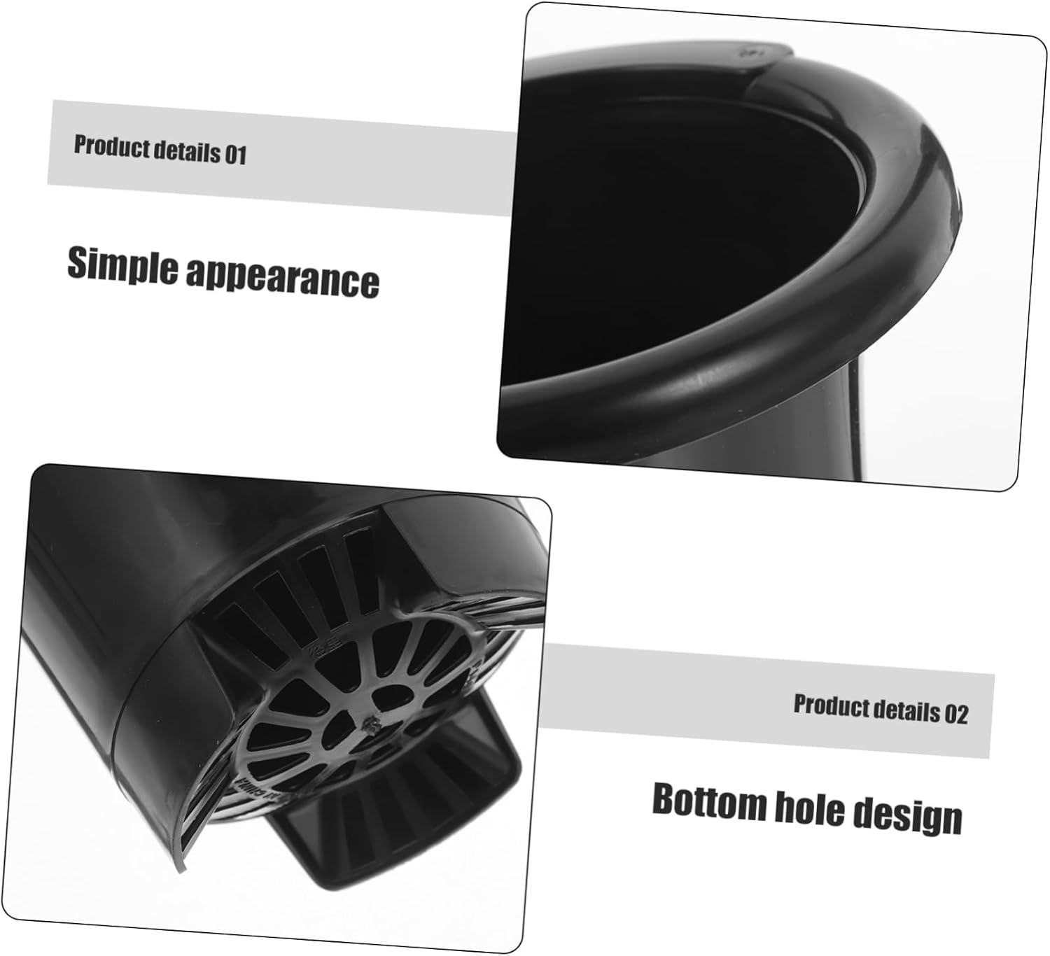 OFFSCH 12Pcs Large Gardening Pots Planting Pots Flower Drainage for Indoor Outdoor Flowers Holder Garden Supplies image number 6