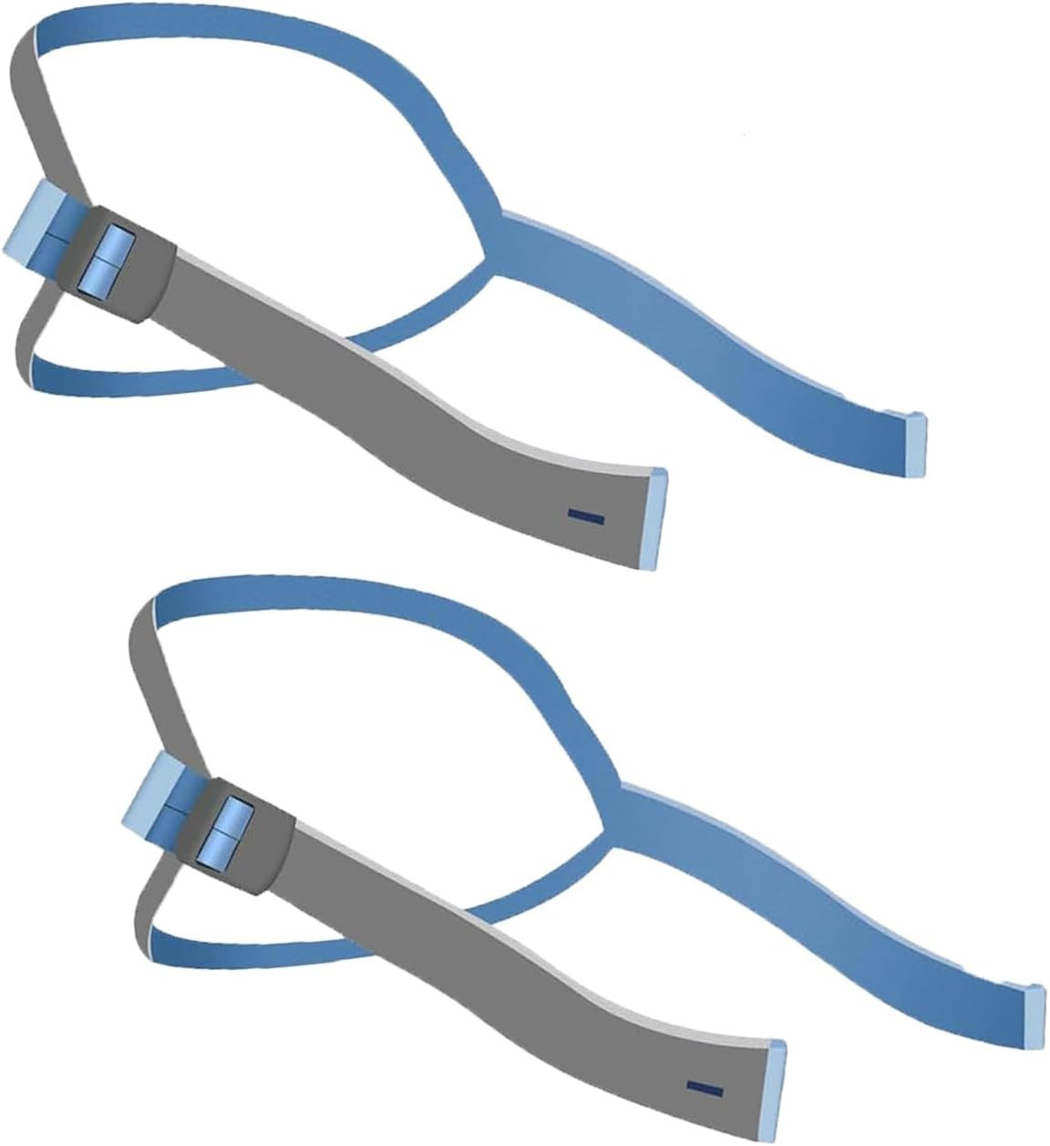 Charlux 2 Pack Advanced Upgraded Headgear Replacement Strap Compatible with Resmed Airfit P10 N30 Fully Adjustable Quick-Fit Premium Elastic Soft Material image number 1