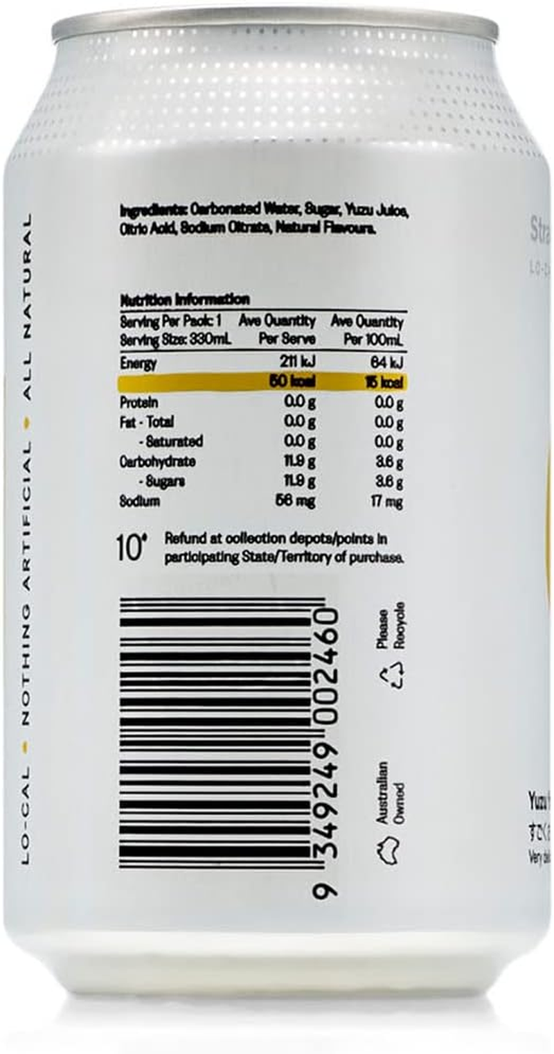 Strangelove Yuzu Lo-Cal Soda X 24