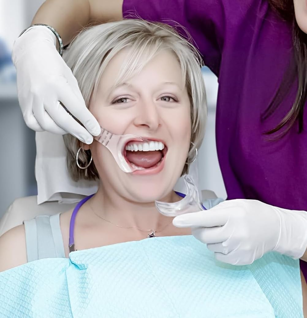 C-Shape Premium Cheek Retractor Transparent, Lip Retractor, Autoclavable Mouth Opener (4) image number 2