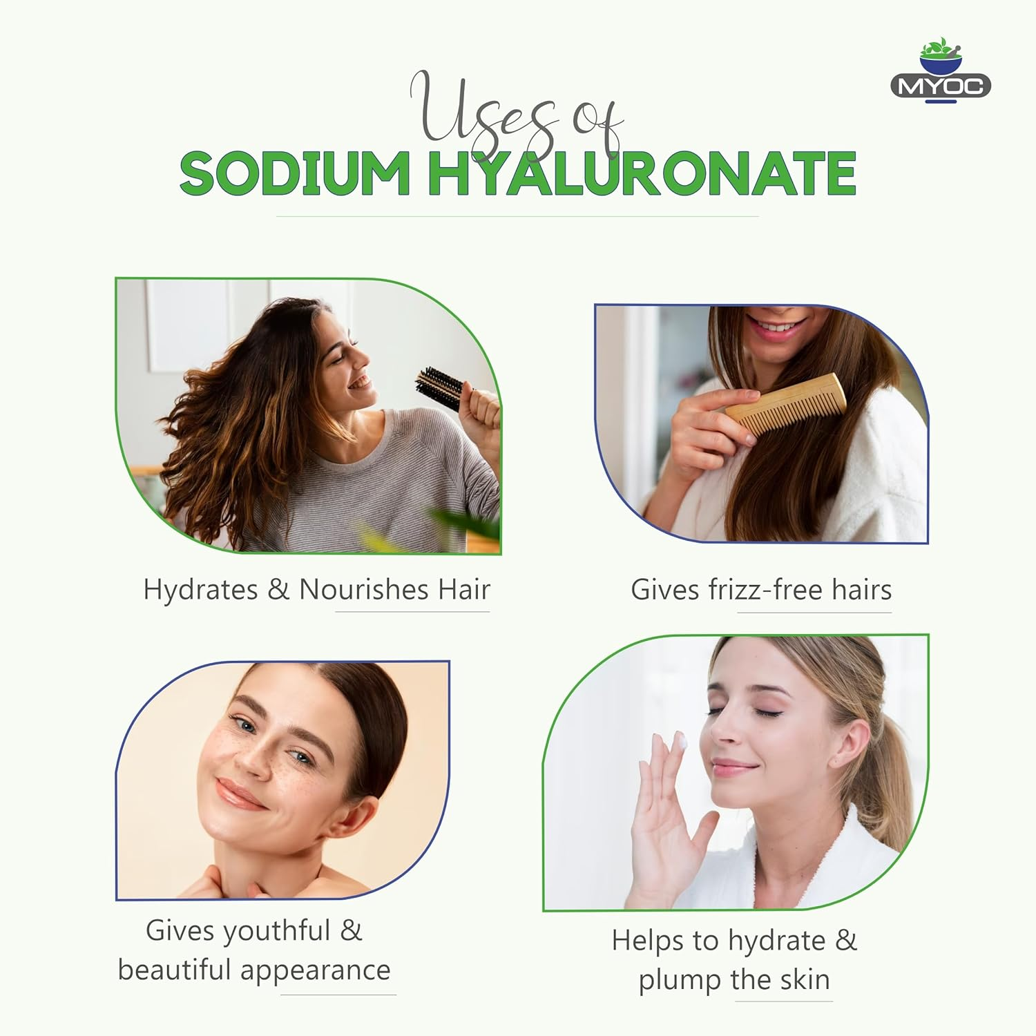 Sodium Hyaluronate Powder(Hyaluronic Acid Powder) | Sodium Hyaluronate Cosmetic Grade- Perfect Ingredients for Skin Hydration& Moisturization (10 G) image number 2