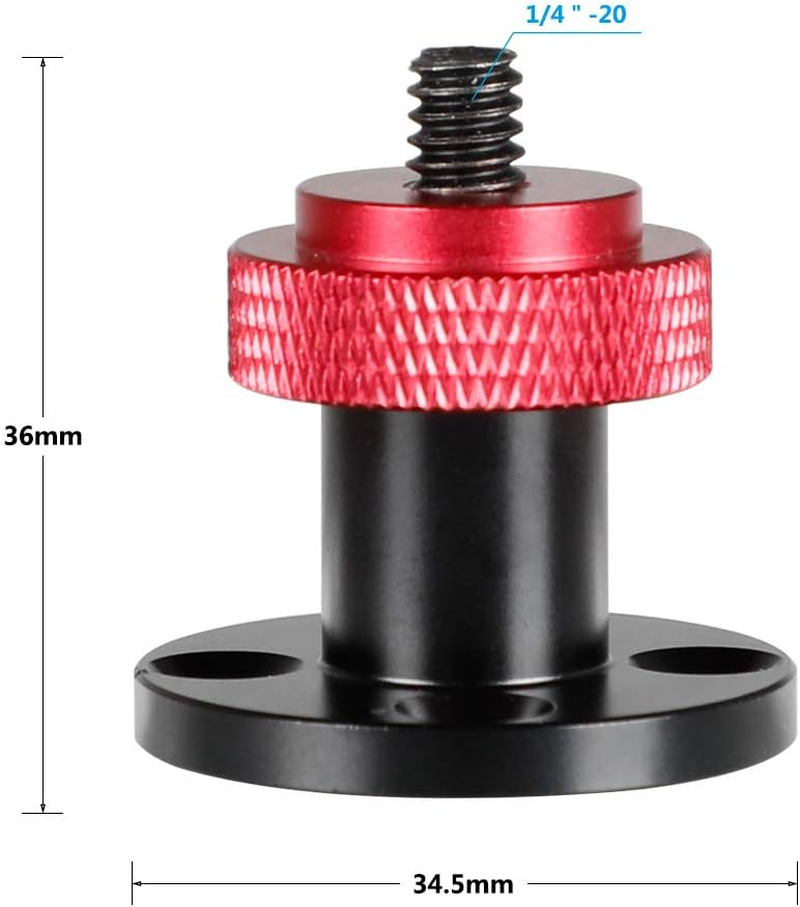 CAMVATE 1/4"-20 Male Thread Screw Mount for Supporting Wall-Mounted Accessory image number 4