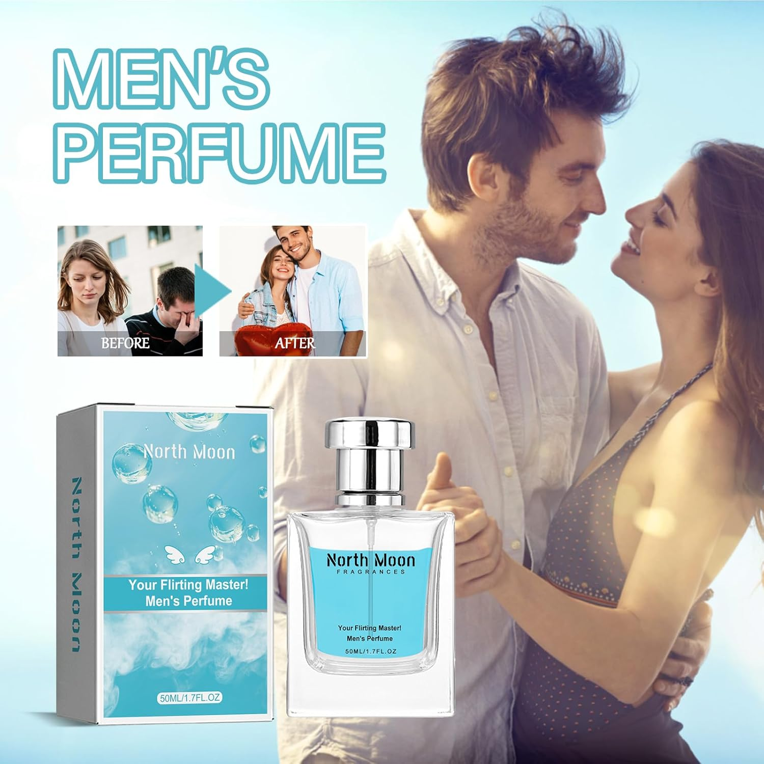 Men&rsquo;S Perfume Long Lasting Fragrance Youthful Masculine Scent Eau De Toilette Natural Aromatic Scent Boost Confidence for Daily Use image number 5