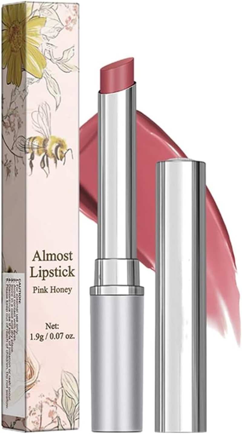 Honey Lipstick Tinted Lip Balm, Nourishing and Hydrating Lip Gloss, Natural Glossy Lipstick for Women (Black Honey)
