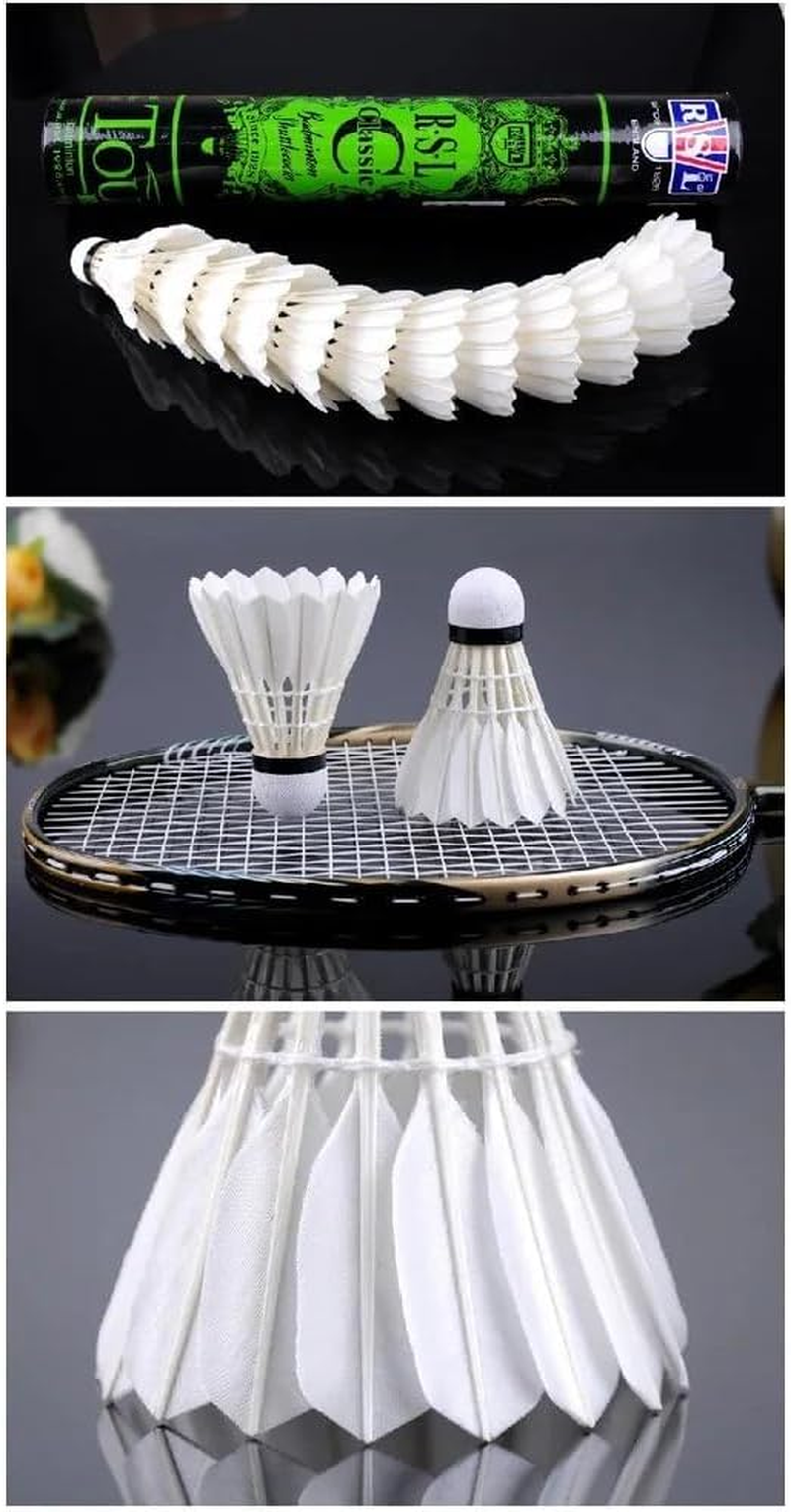 RSL Classic Badminton Shuttlecock Gooes Feather Top Class for Yourney 77