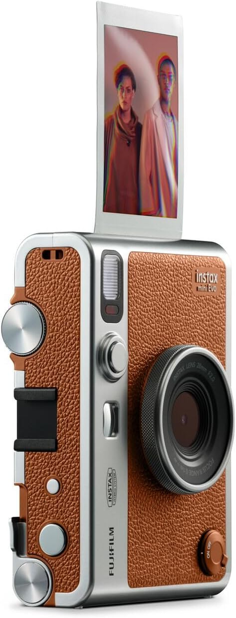 Instax Fujifilm Mini EVO Instant Camera, Brown image number 6