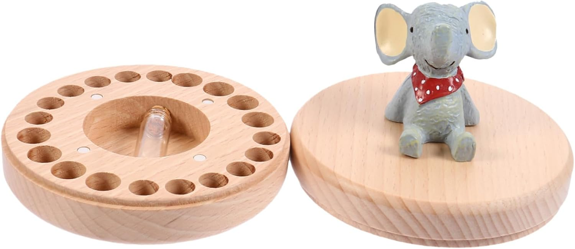 Yardwe Teeth Keepsake Box Tooth Holder Deciduous Girl'S Storage Organizer for Christmas Birthday image number 4