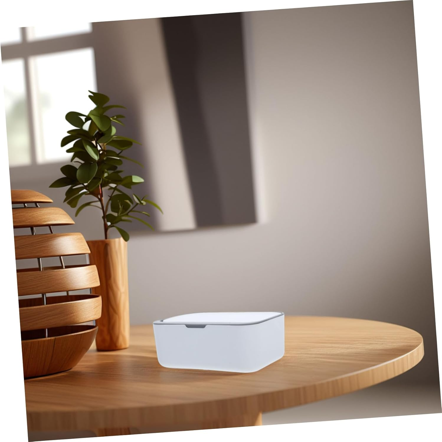 ARTIBETTER Wet Tissue Box Refillable Wipes Dispenser Box Lid for Bathroom Keeps Wipes Fresh for Desktop Travel Use image number 2