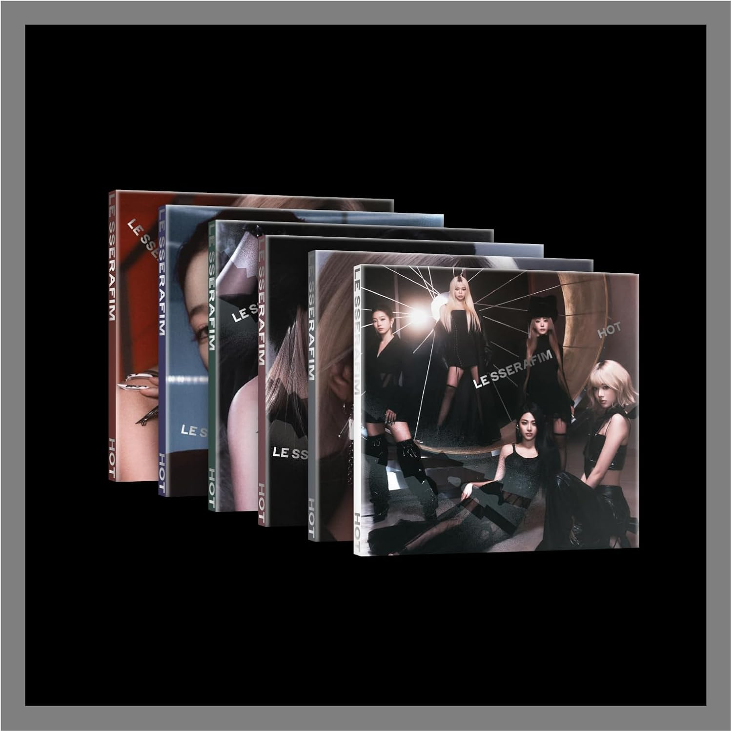 LE SSERAFIM HOT 5Th Mini Album Compact Random Version Cd+12P Booklet+1Ea Lyric Paper+1Ea Sticker+1P Photocard+1P Postcard+Tracking Sealed LSFM LE SSERAPHIM image number 6