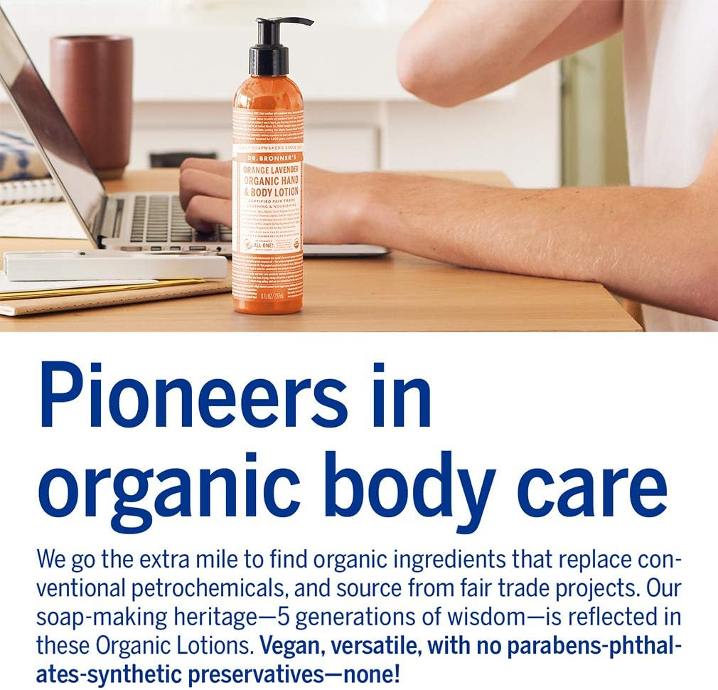DR BRONNER'S Org Orange Lavender Lotion 237Ml image number 6