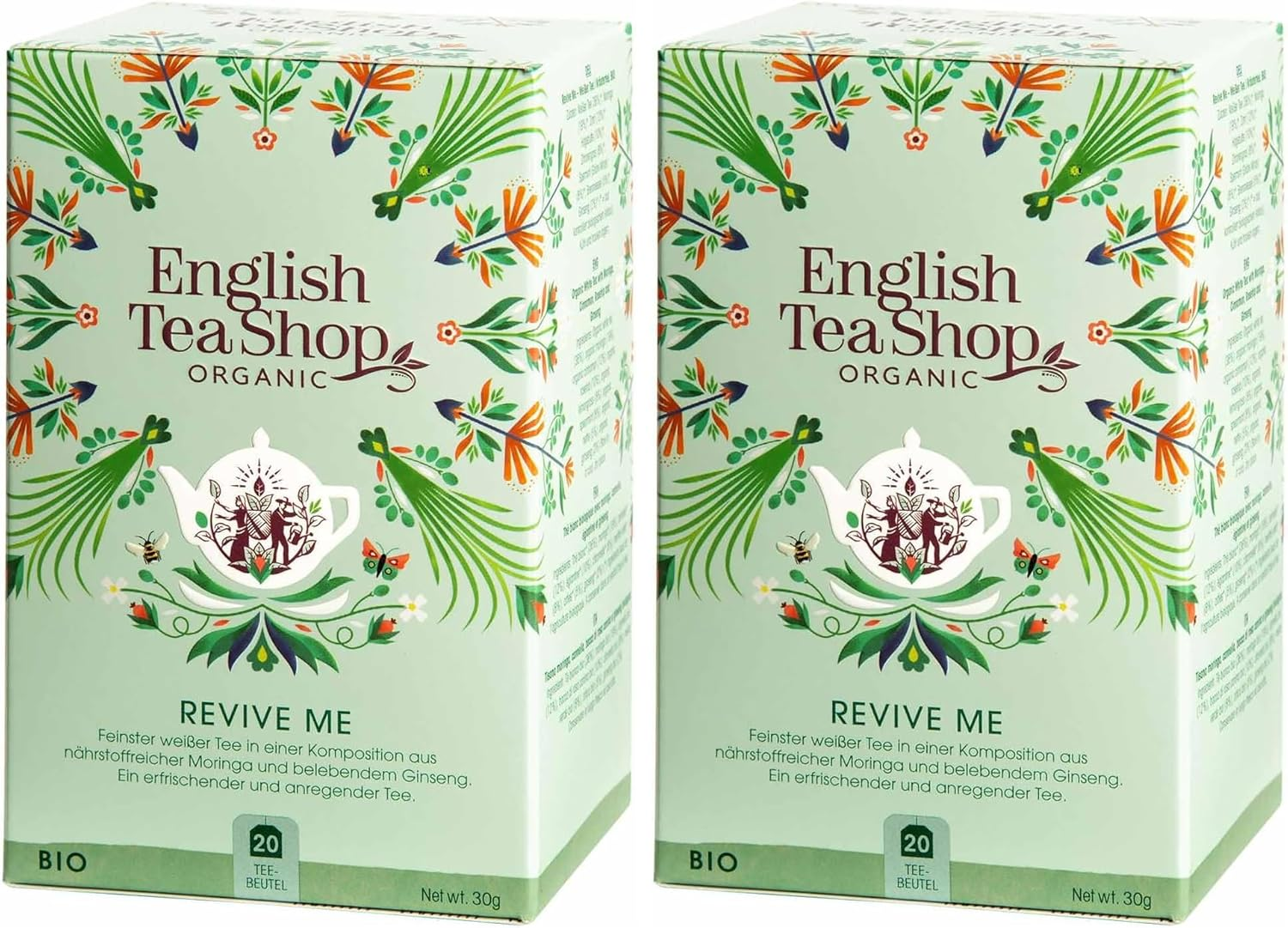 English Tea Shop English Tea Shop Organic Wellness Tea Revive Me 20Pc, 30 G image number 4