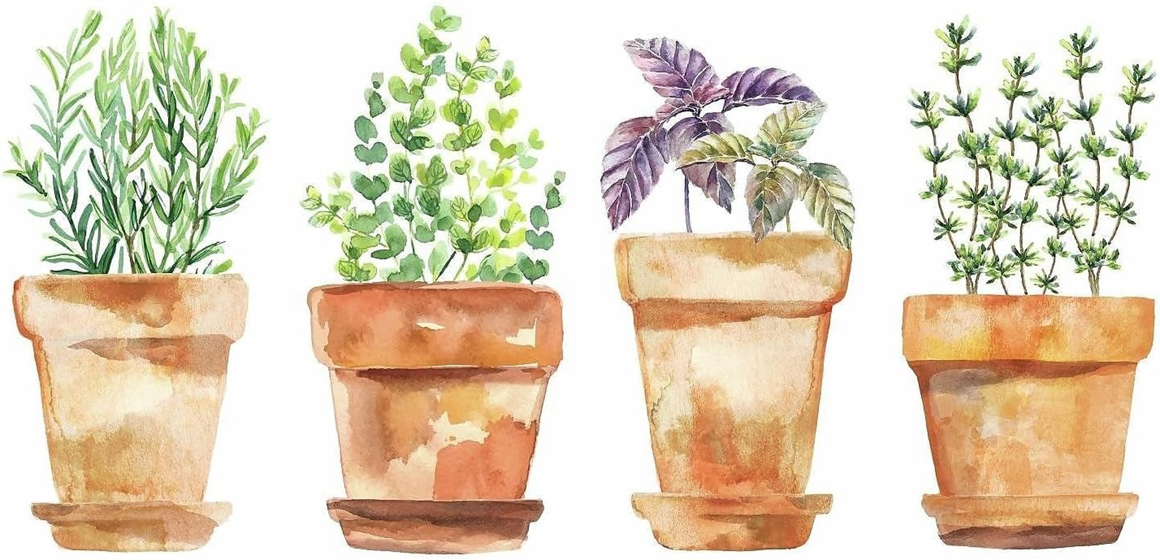 Roommates RMK4020SCS Watercolor Woodland Critters Peel and Stick Wall Decals image number 1