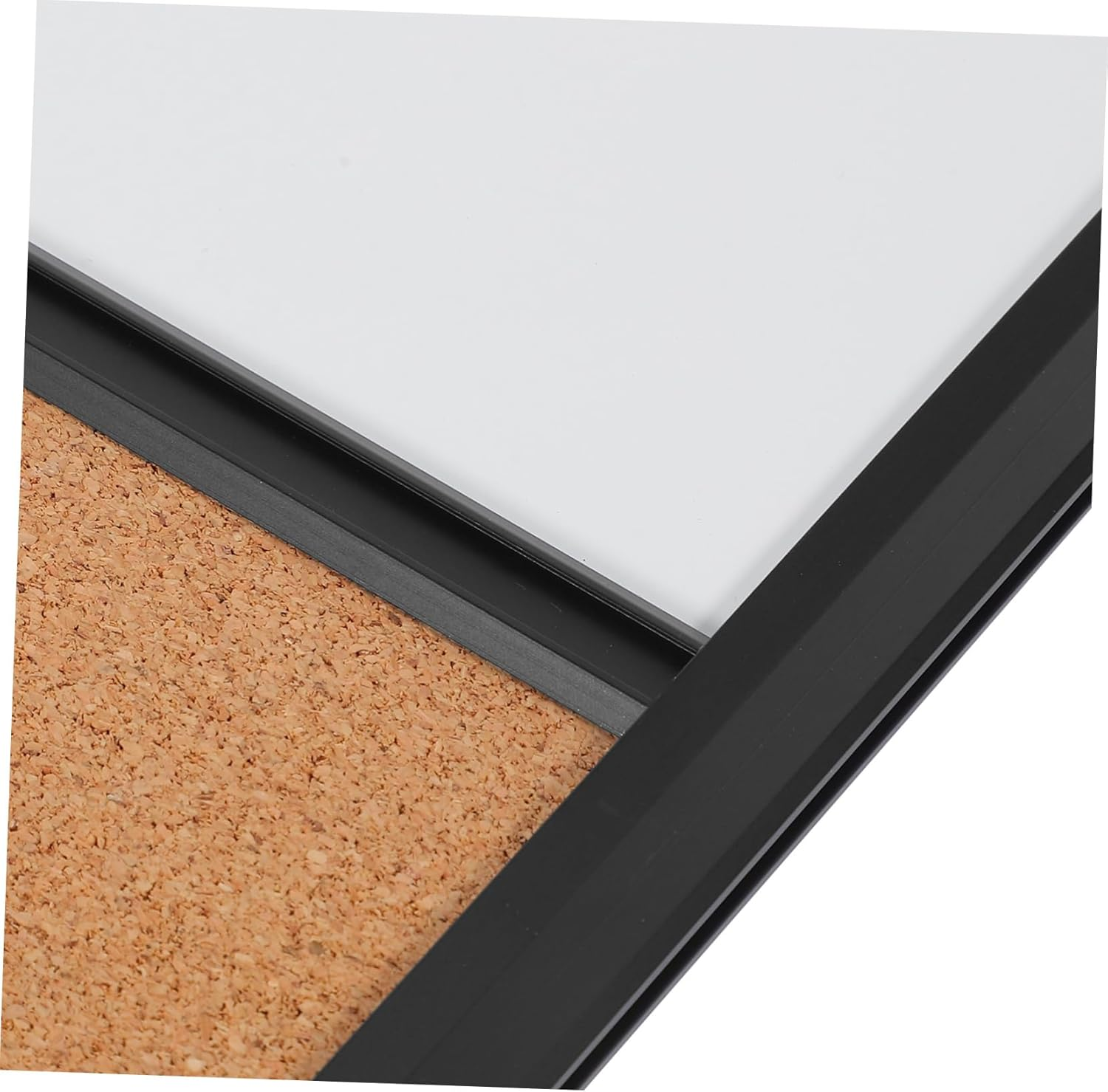 Tofficu Office Cork Board Memo Board Wall-Mounted Cork and Whiteboard Combination for Notes Photos Memos and Reminders Desktop Decor and Workspace Organizer image number 1