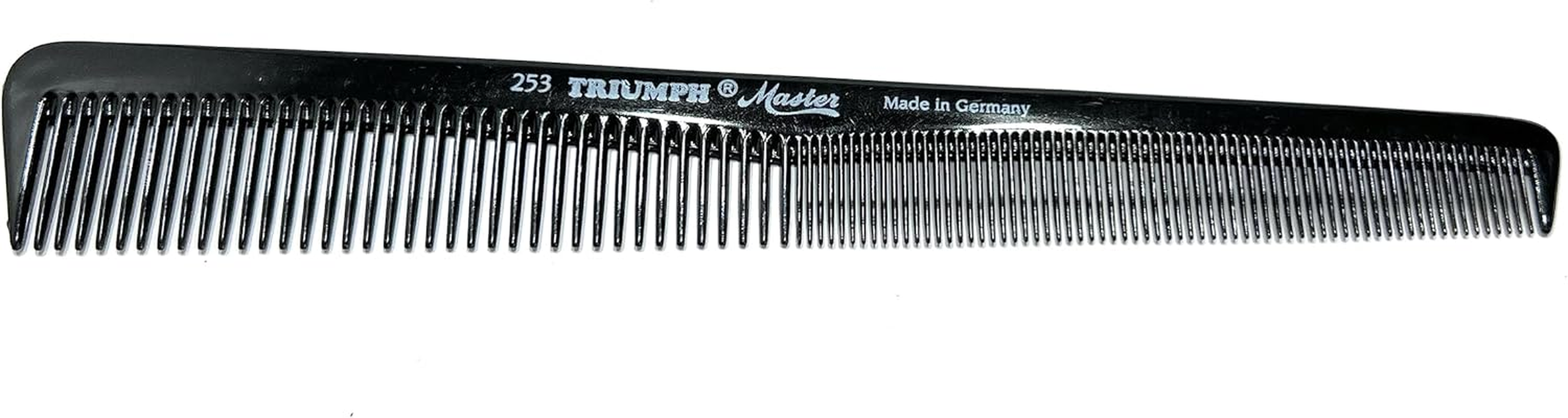 Hercules S&auml;gemann Triumph Master 253 Hair Cutting Comb Approx. 18 Cm 7 Inches Black (253 Bl)