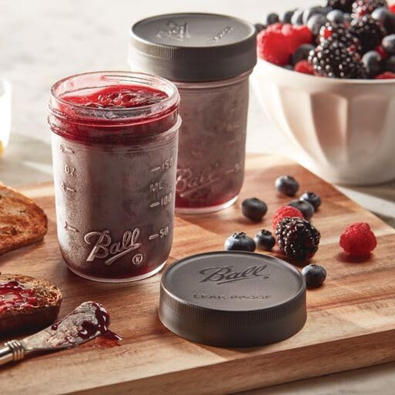 Ball Mason Jar Lids - Regular Mouth (Mason Jar Caps) - Leak Proof (Wide) image number 3