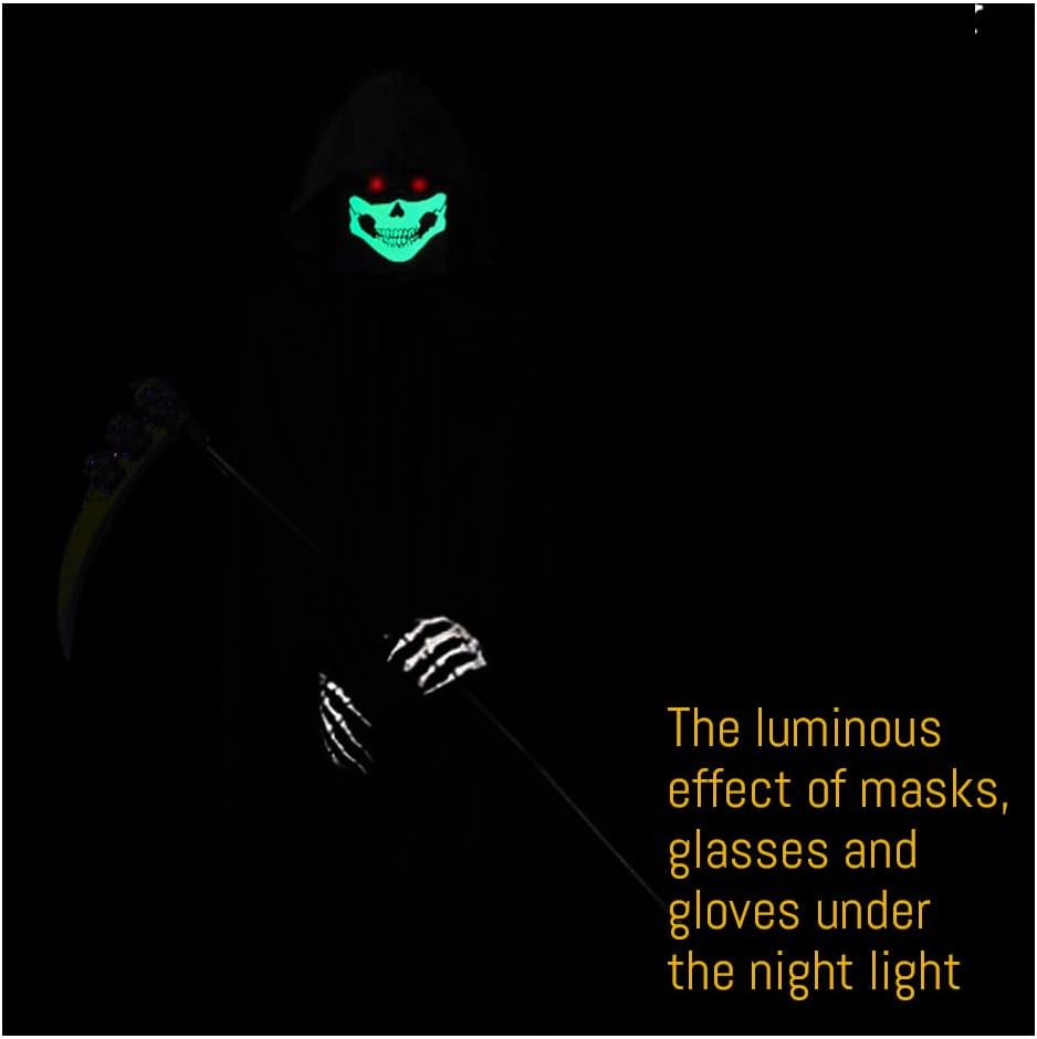 Unisex Hooded Cloak Unisex Velvet Cape Full Hooded Cloak Halloween Christmas Witch Costume Cosplay image number 6