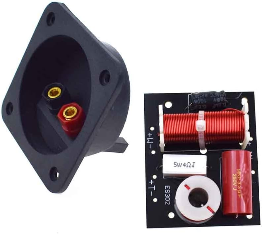 RELAND SUN Speaker Frequency Divider Board 2 Way Treble/Bass 2 Unit 2 Unit Hi-Fi Audio Crossover Filter Frequency Distributor DIY Module (Board Shell) image number 1