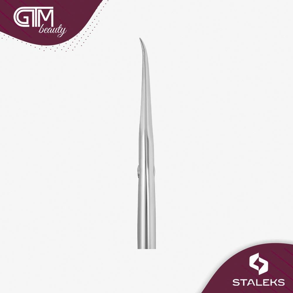 STALEKS PRO Cuticle Scissors Exclusive 23 TYPE 1 Professional Salon Home Pattern Made in Europe (SX-23/1) image number 2