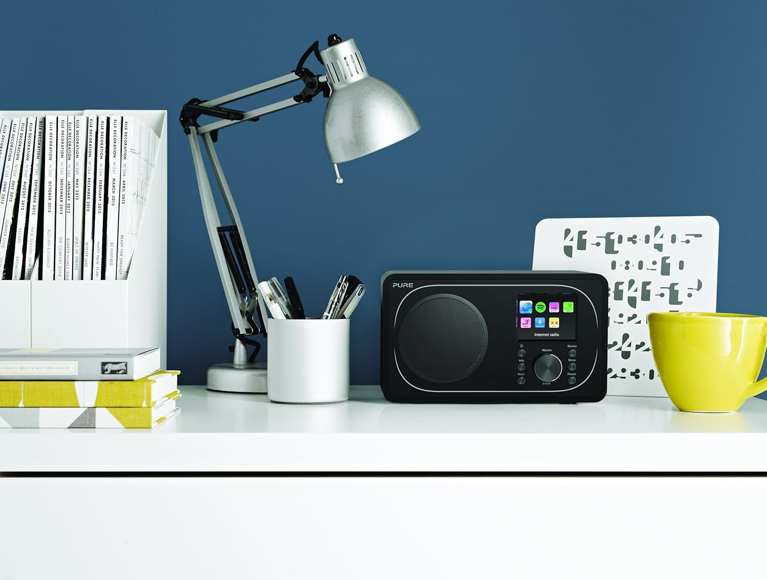 Pure Evoke F3 Internet DAB/DAB+ Digital and FM Radio, Internet Radio/Digital Radio with Spotify Connect and Bluetooth, Black image number 4